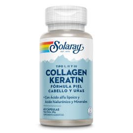 Collagen Keratin 60 Cápsulas - Solaray