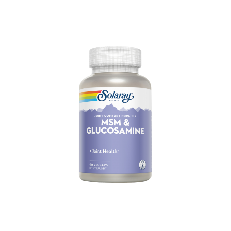 MSM & Glucosamine 90 VegCaps - Solaray