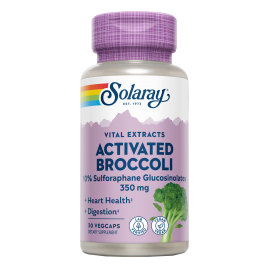 Activated Broccoli Seed Extract 350mg 30 VegCaps - Solaray