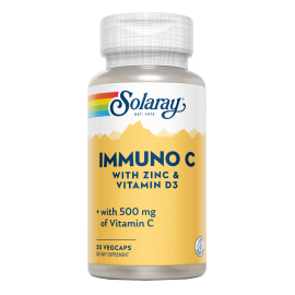 Immuno C (C+D3+Zn) 30 VegCaps - Solaray