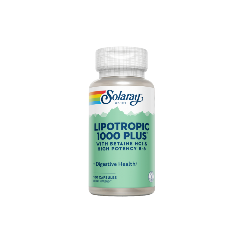 Lipotropic 1000 Plus 100 Cápsulas - Solaray