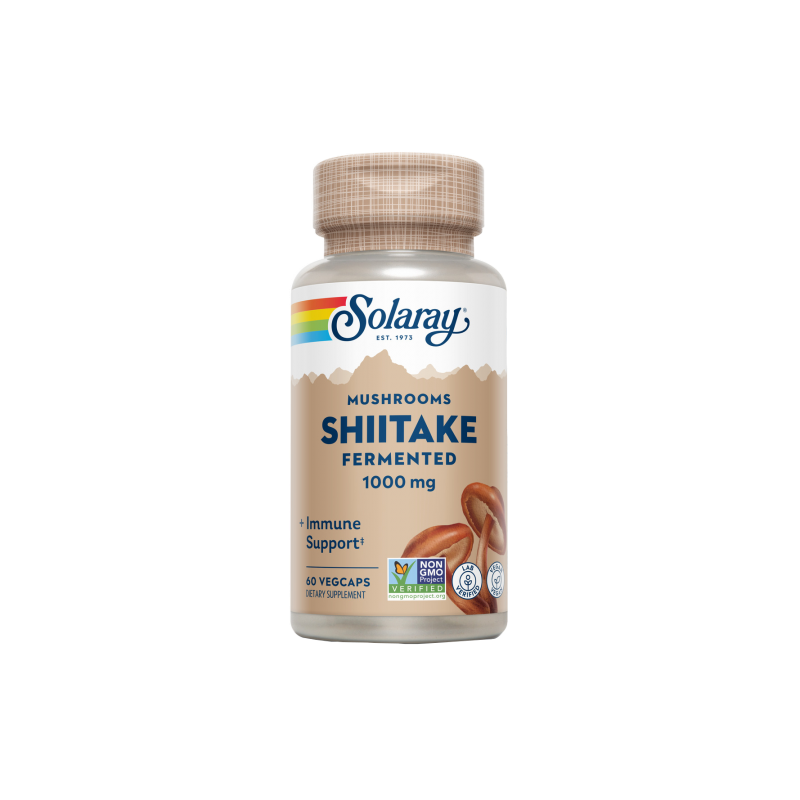 Shiitake 500mg 60 VegCaps - Solaray