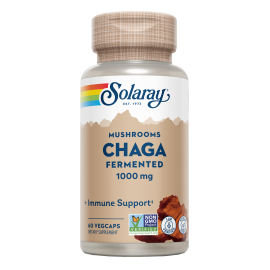 Chaga Fermented Mushroom 1kg 60 VegCaps - Solaray