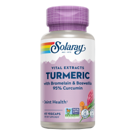 Turmeric (Bromelain & Boswelia) 60 VegCaps - Solaray