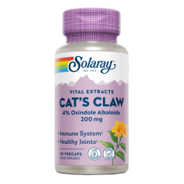 Cat's Claw (Uña de Gato) 200mg 30 VegCaps - Solaray