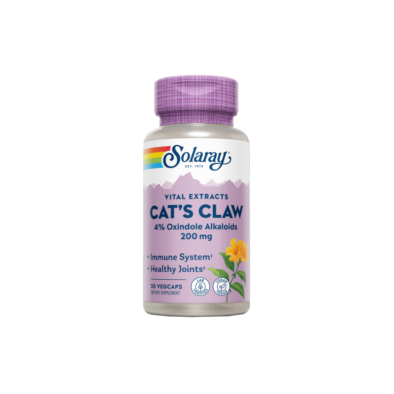 Cat's Claw (Uña de Gato) 200mg 30 VegCaps - Solaray