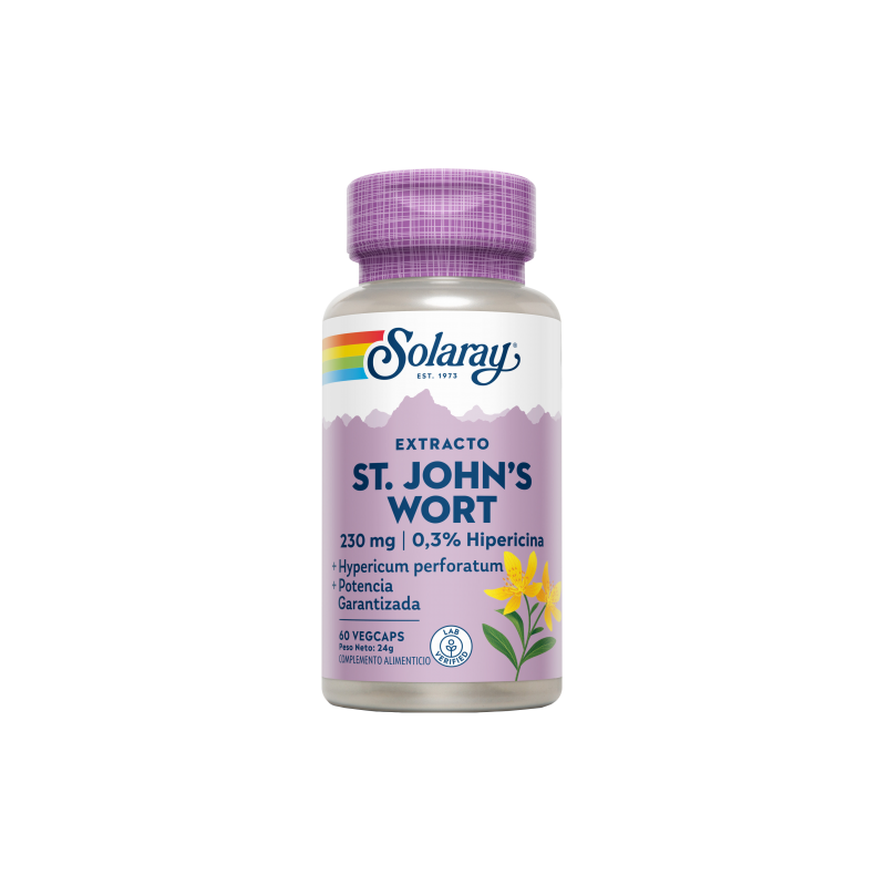 St. John's Wort 230mg 60 VegCaps - Solaray