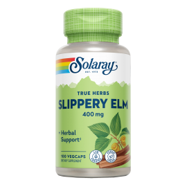 Slippery Elm Bark 400mg 100 VegCaps - Solaray