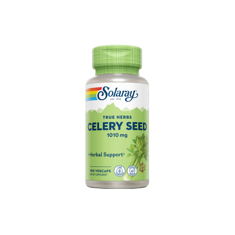 Celery Seed 505mg 100 VegCaps - Solaray