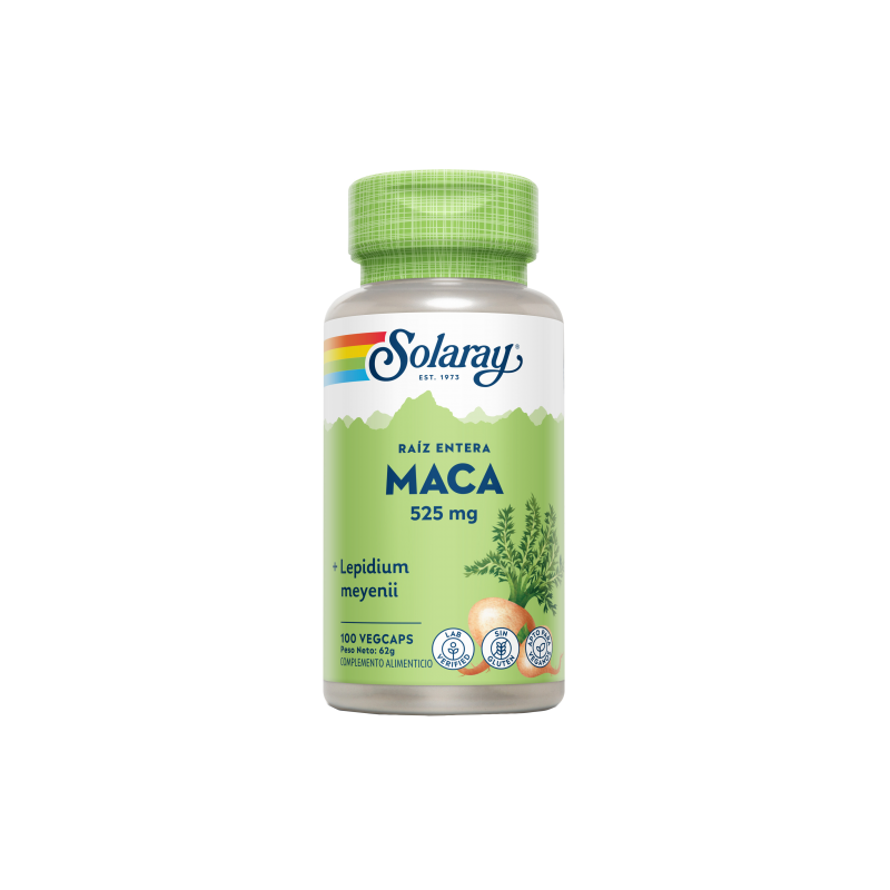 Maca 525mg 100 VegCaps - Solaray