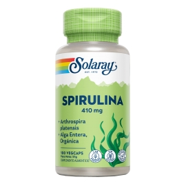 Espirulina 410mg 100 VegCaps - Solaray