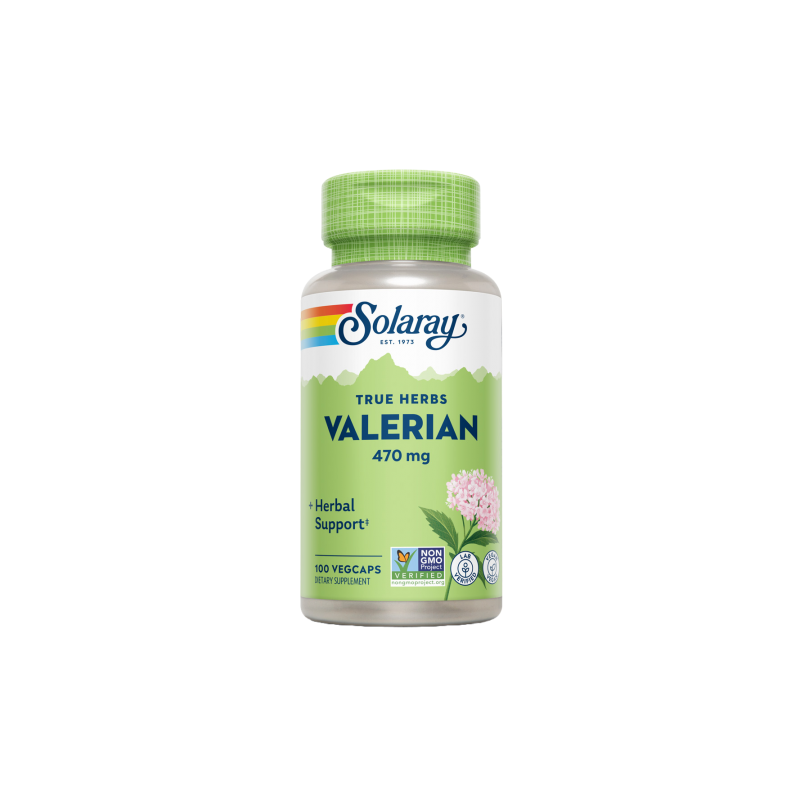 Valerian Root 470mg 100 VegCaps - Solaray