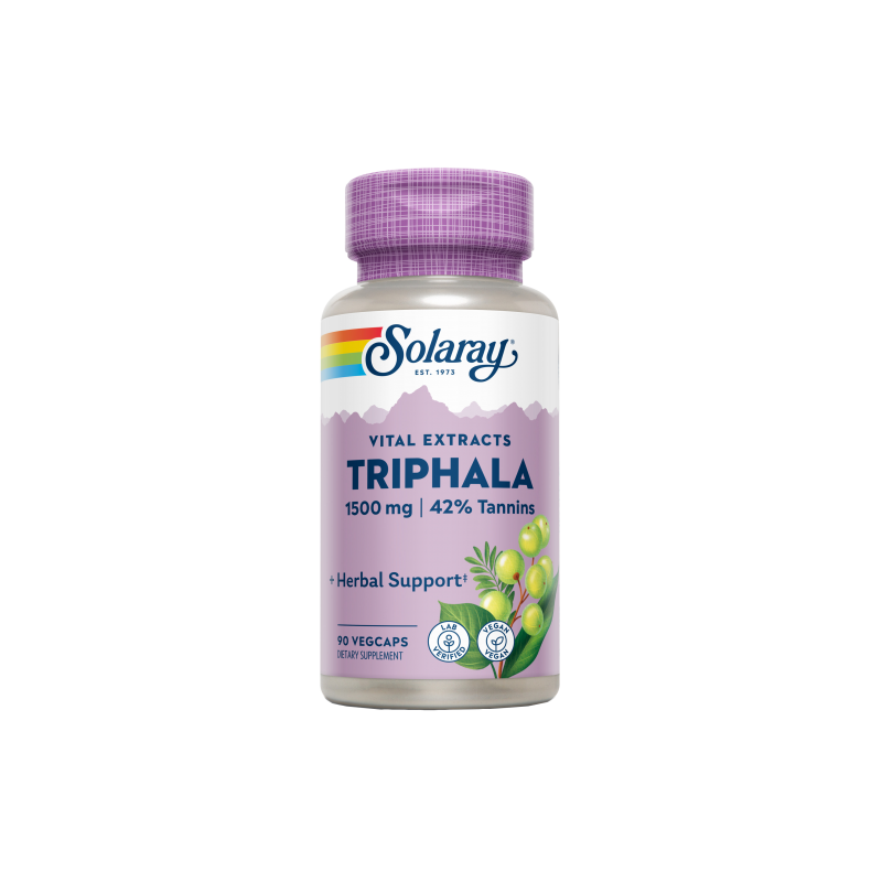 Triphala 1500mg 90 VegCaps - Solaray