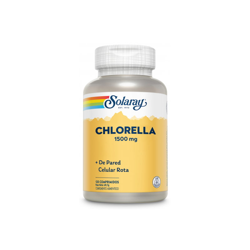 Chlorella 1500mg 120 Comprimidos - Solaray