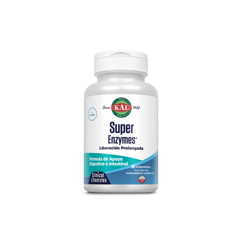 Super Enzymes 60 Comprimidos - KAL