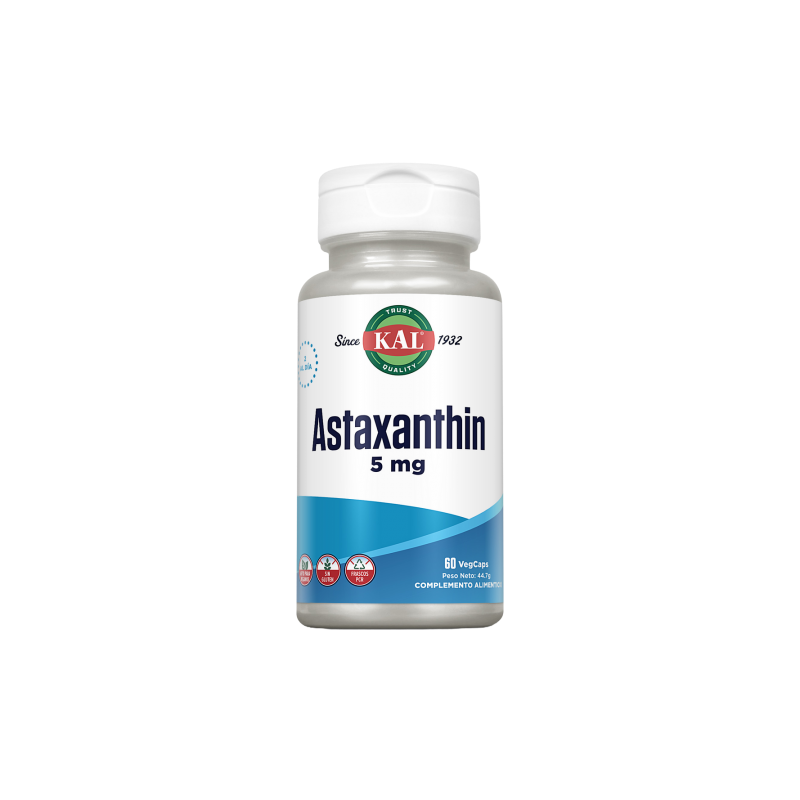 Astaxanthin 5mg 60 VegCaps - KAL