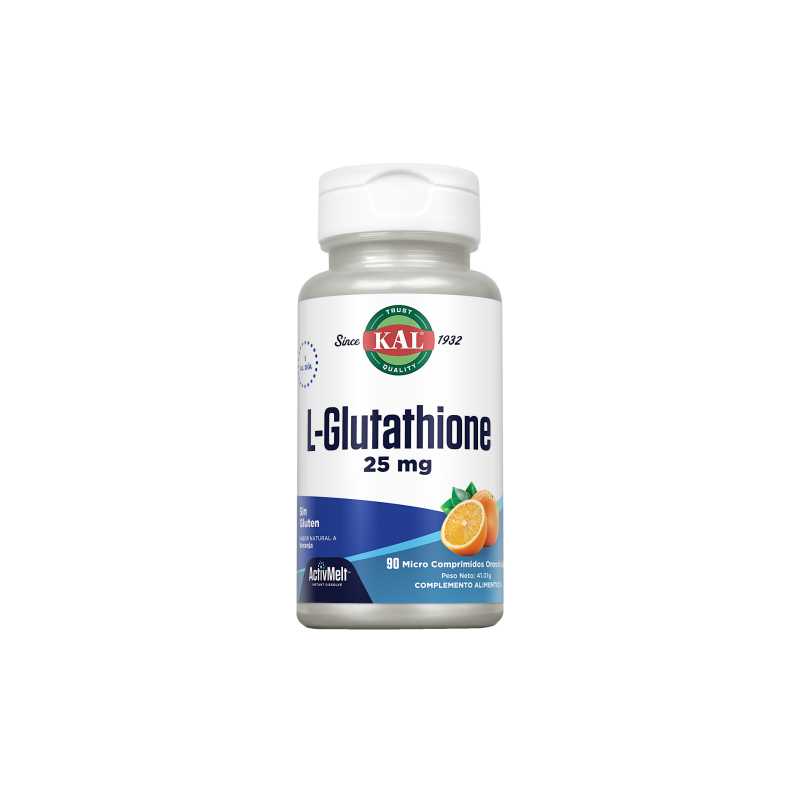 L Glutathione 25mg 90 Comprimidos - KAL