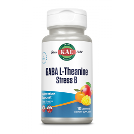 Gaba L-Teanina Stress B 100 Lozenges - Solaray