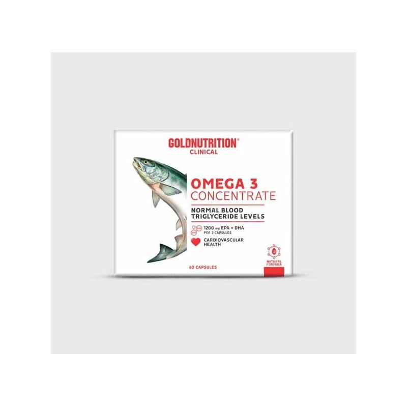 Omega 3 Concentrate 60 VegCaps - Gold Nutrition