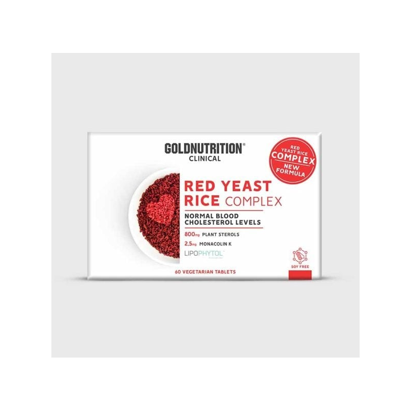 Red Yeast Rice Complex 60 Tabletas - Gold Nutrition