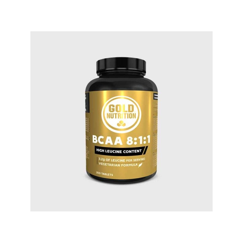 BCAA 8:1:1 200 Tabletas - Gold Nutrition