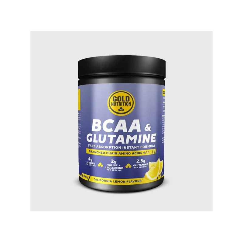 BCAA & Glutamine Powder 300g - Gold Nutrition