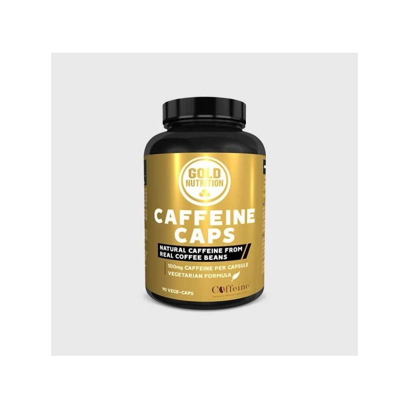 Caffeine 100mg 90 VegCaps -Gold Nutrition