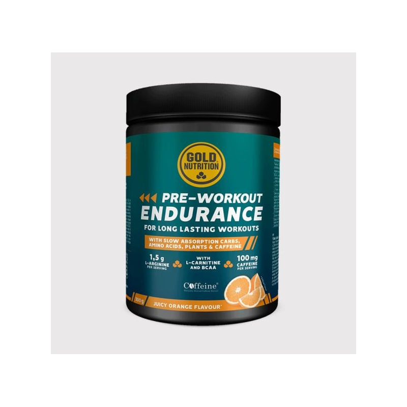 Pre-Workout Endurance Orange 300g - Gold Nutrition