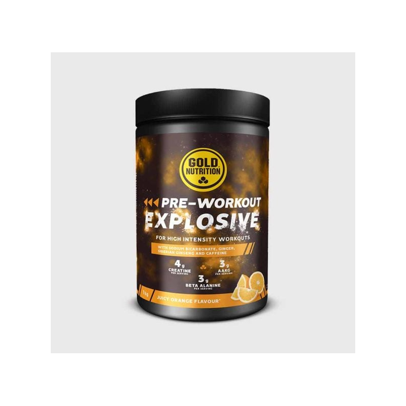 Pre Workout Explosive Orange 1kg - Gold Nutrition