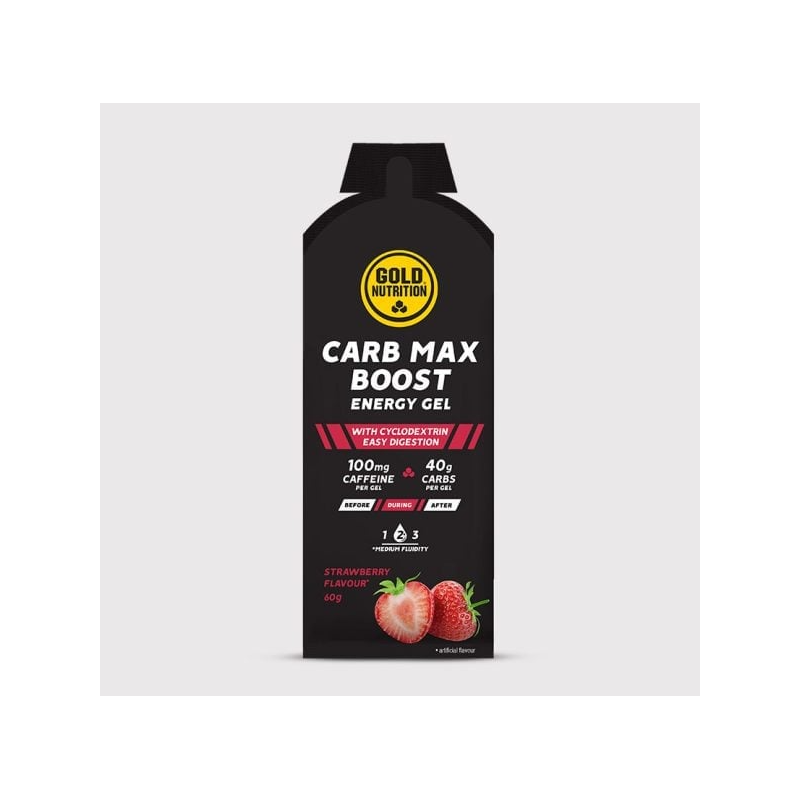 Carb Max Boost Energy Gel Caja 60g X16U - Gold Nutrition