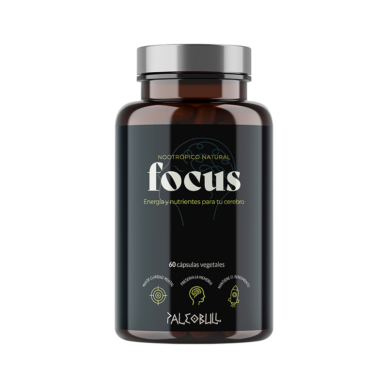 Focus Nootrópico Natural 60 Cápsulas - PaleoBull