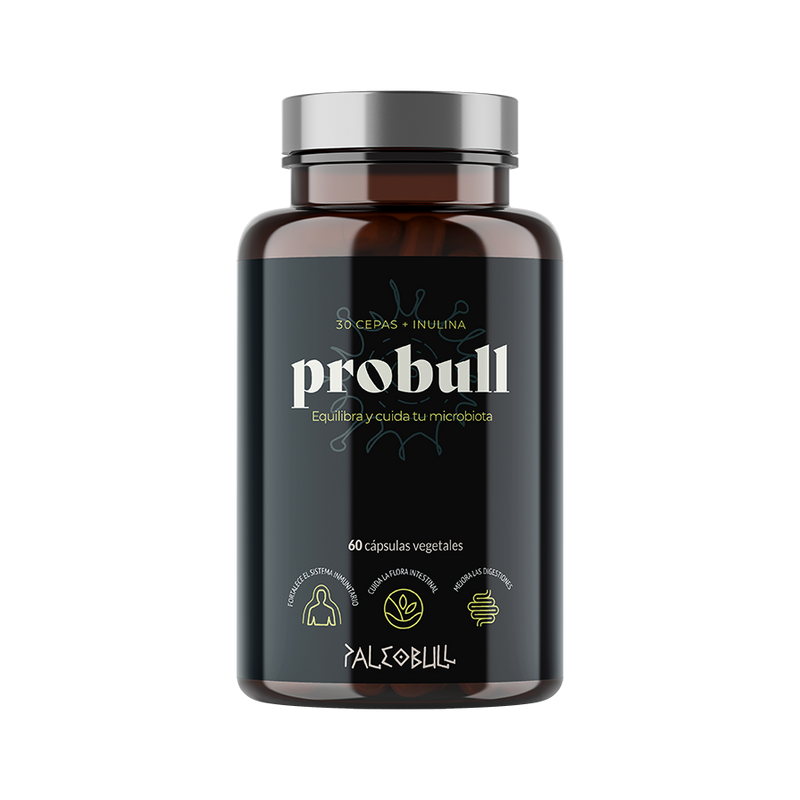 Probull Probiótico de 30 Cepas 60 Cápsulas - PaleoBull