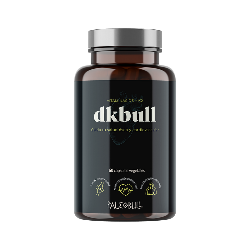 DKbull Vitaminas D3 K2 - 60 Cápsulas - PaleoBull