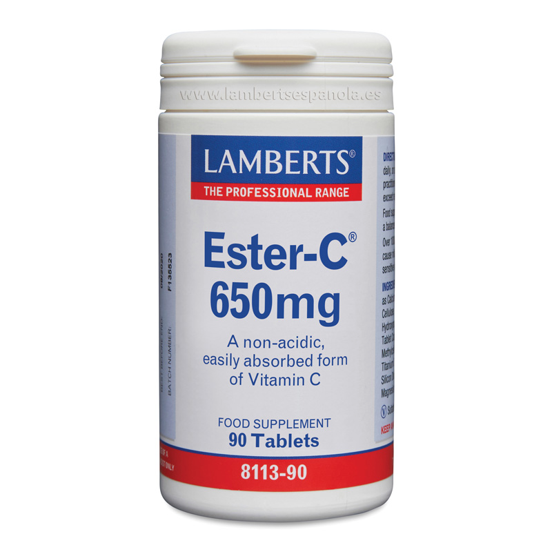 Ester-C 650mg 90 Tabletas - Lamberts