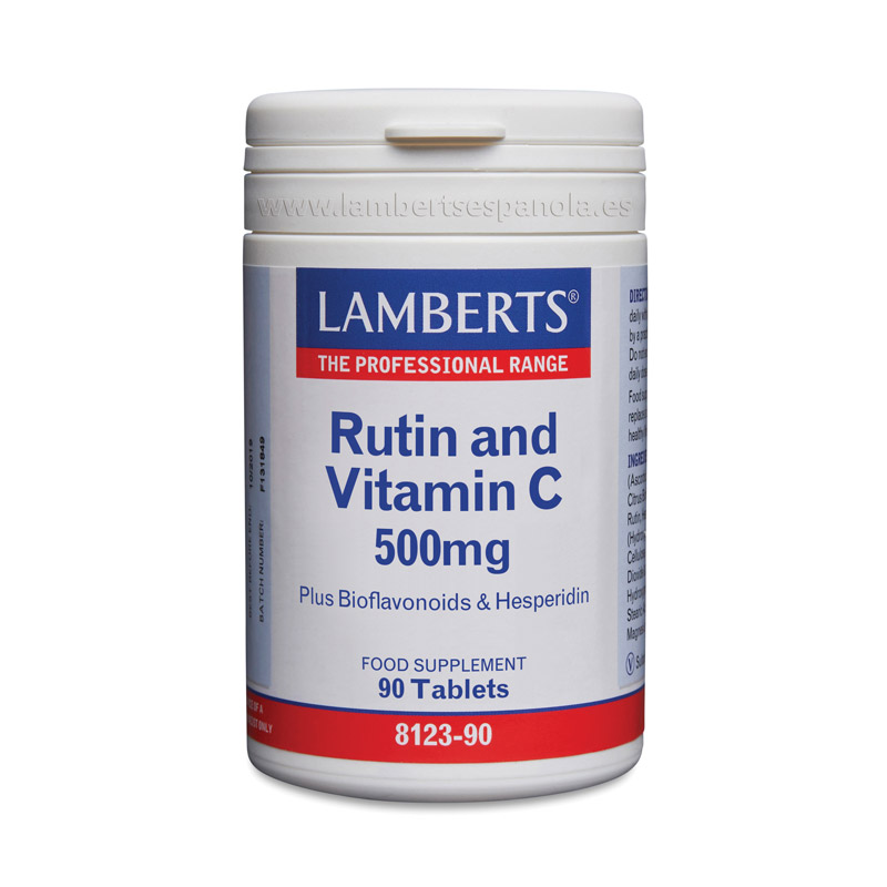 Rutina y Vitamina C 500mg 90 Tabletas - Lamberts