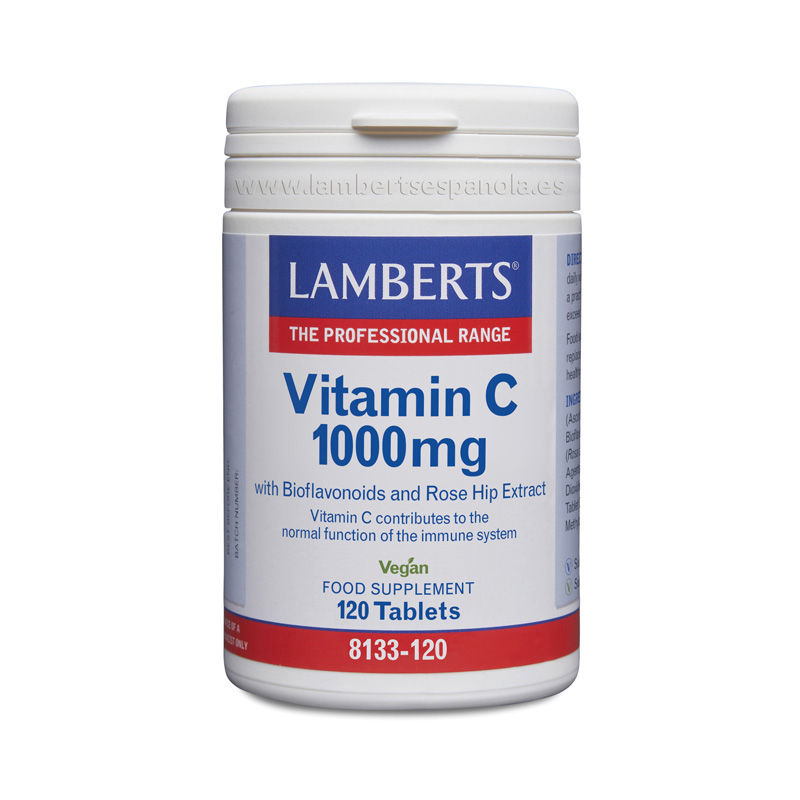 Vitamina C 1000mg 120 Tabletas - Lamberts