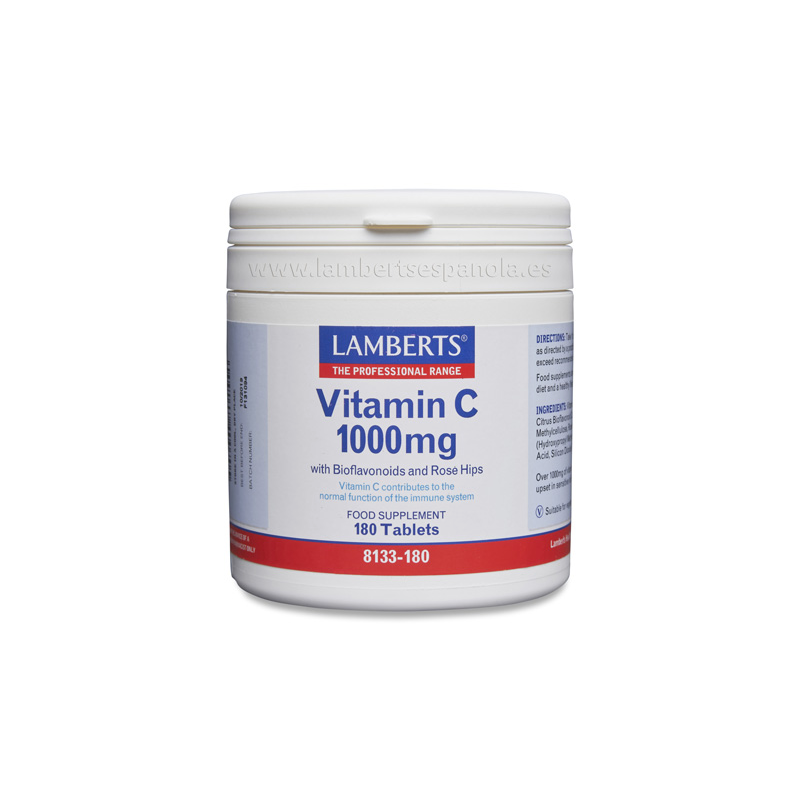 Vitamina C 1000mg 180 Tabletas - Lamberts