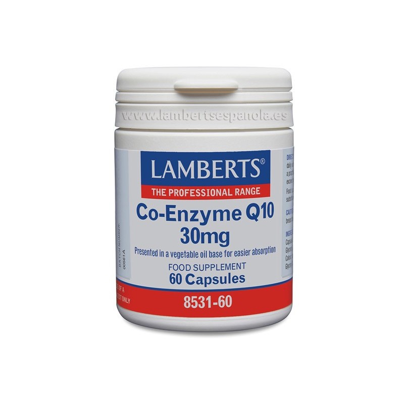 Co-Enzima Q10 30 mg 60 Cápsulas - Lamberts