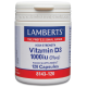 Vitamina D3 - 25 mcg 120 Cápsulas - Lamberts