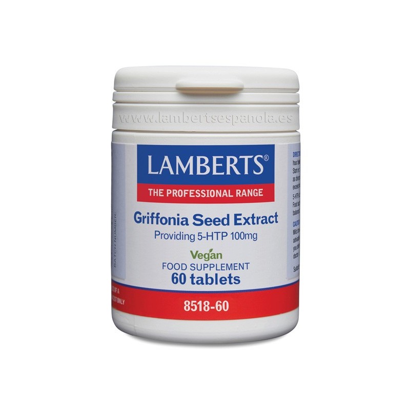 5HTP Extracto de Semillas de Grifonnia 60 Tabletas - Lamberts