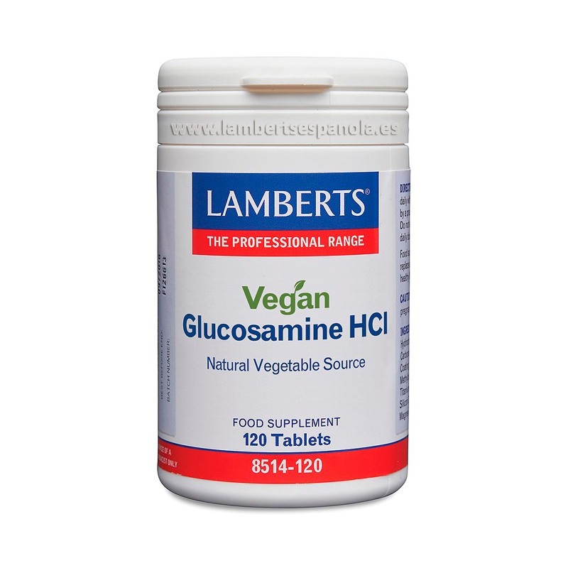 Glucosamina Vegana HCI 120 Cápsulas - Lamberts