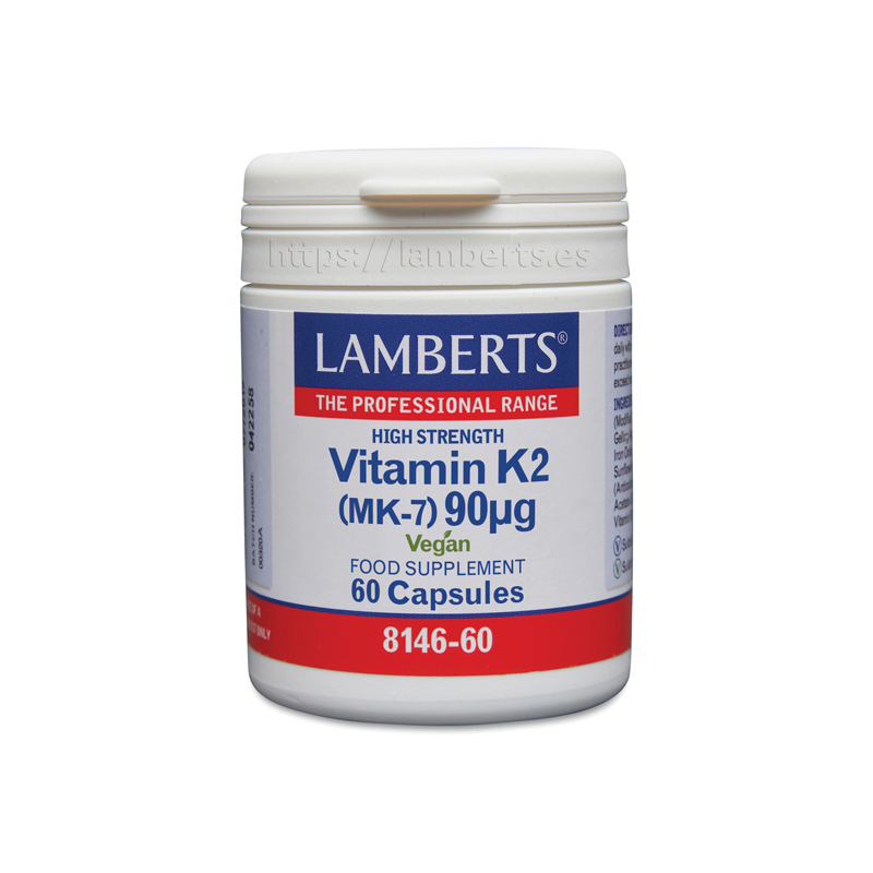 Vitamin K2 (MK7) 90mcg 60 Cápsulas - Lamberts