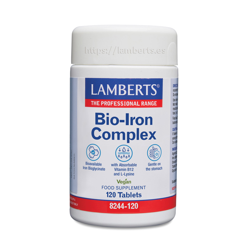 Bio Iron Complex 120 Tabletas - Lamberts