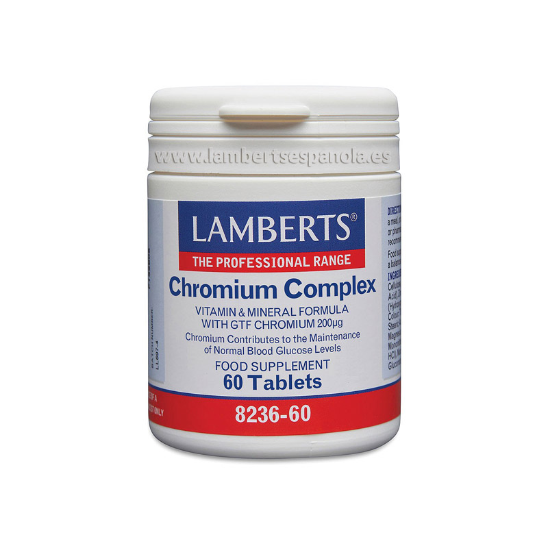 Chromium Complex 60 Tabletas - Lamberts