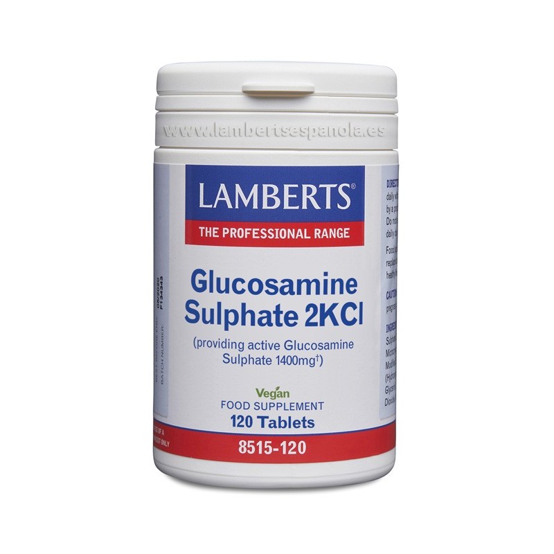 Sulfato de Glucosamina 2KCl 120 Tabletas - Lamberts