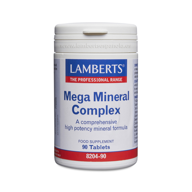 Mega Mineral Complex 90 Tabletas - Lamberts