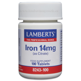 Iron 14mg 100 Tabletas -...