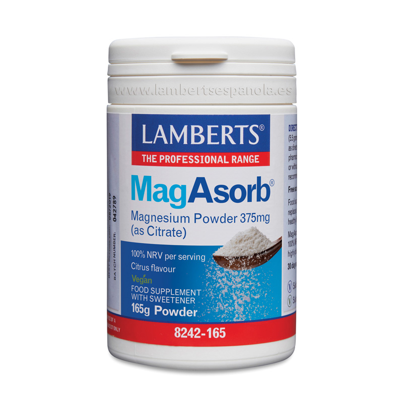 MagAsorb en polvo 375mg - Lamberts