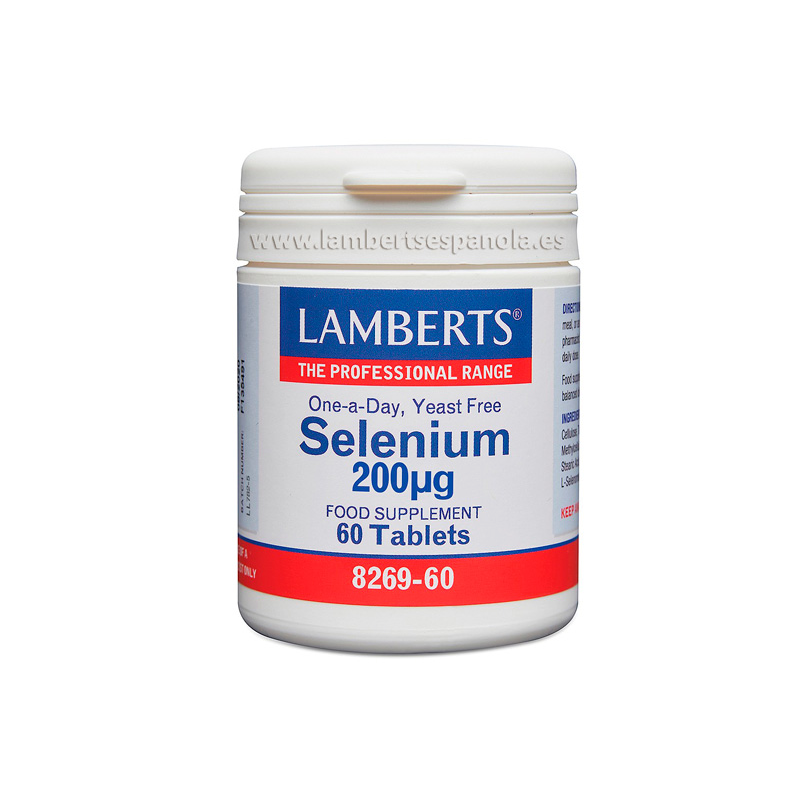 Selenio 200mcg 60 Tabletas - Lamberts