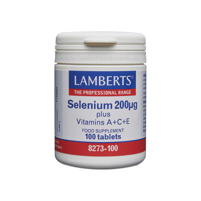 Selenio 200mcg 100 Tabletas - Lamberts